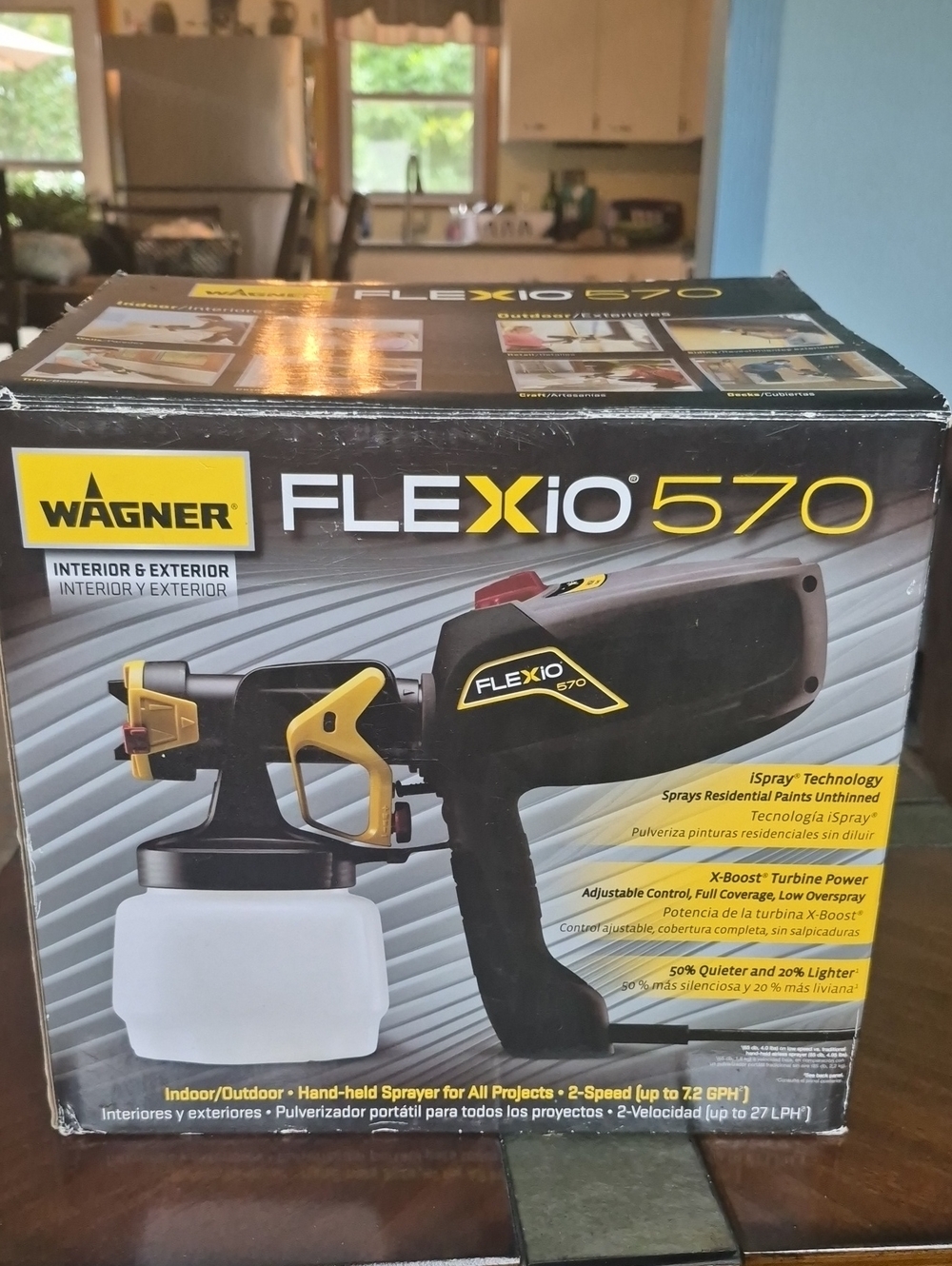 Wagner FLEXiO 570 Handheld Paint Sprayer — New